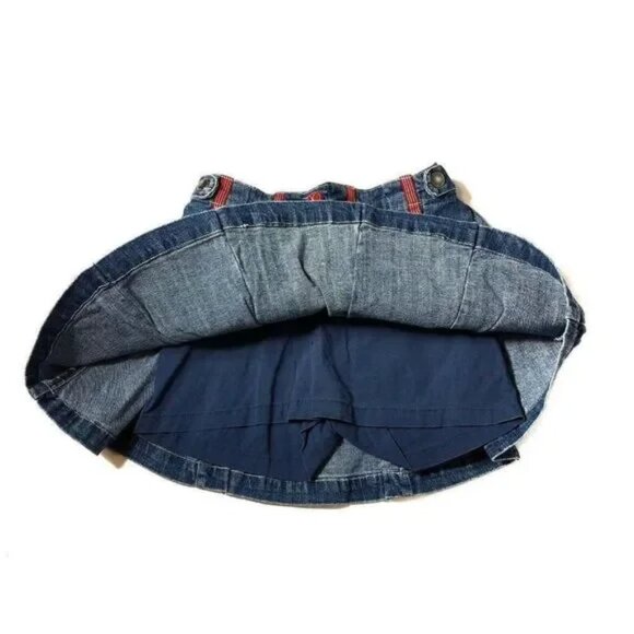 Mixed Brands Denim Skort Dress Size 6 Blue Liz Claiborne Kensie Toffee Apple - Picture 3 of 14